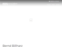 Tablet Screenshot of billharz-architekt.de